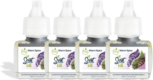 Miniatura 8 de Scent Fill Ambientador enchufable de pachulí de vainilla, 4 recambios de aceite perfumado