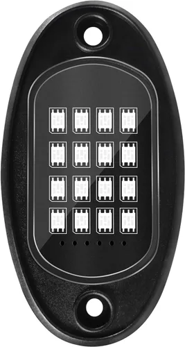 Miniatura 14 de 6 cápsulas de luces LED de aleación para UTV, ATV, carrito de golf, camioneta RZR todoterreno, kit de neón RGB multicolor impermeable actualizado