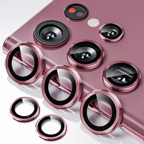 Miniatura 13 de Hoerrye - Protector de lente de cámara para Samsung Galaxy S22 Ultra, aleación a prueba de caídas y arañazos, protección para accesorios de 6.8