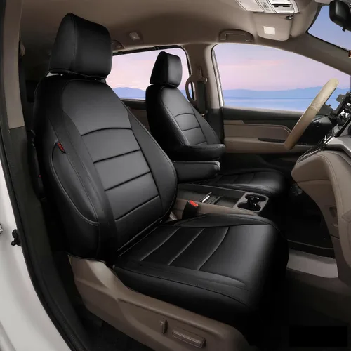 Miniatura 10 de coverdream Odyssey Fundas de asiento de automóvil de ajuste personalizado para Honda Odyssey 2004-2010, asiento de capitán de 2ª fila, totalmente