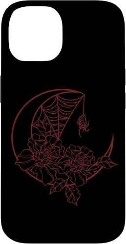 Miniatura 4 de Goth Y2K Alt Fairy Grunge Emo Flower Rose Web Spider Moon Case for iPhone 17