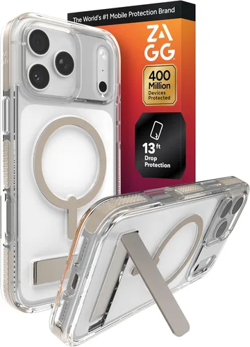 Miniatura 73 de ZAGG Santa Cruz Snap - Funda con función atril para iPhone 16 Pro Max, compatible con MagSafe, protección contra caídas de grado militar de 13 pies