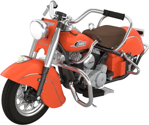 Hallmark Keepsake Adorno de Navidad, 1953 Indian Chief Motocicleta, metal, regalos para coleccionistas de motocicletas