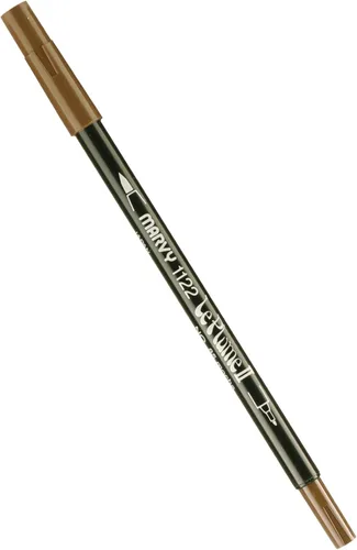 Miniatura 69 de Uchida 1122-C-3 Marvy Extra Fine Tip Le Plume II Rotulador de doble punta, azul