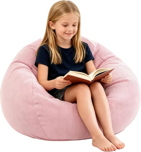 Miniatura 16 de LPMOERA Puf de espuma viscoelástica para niños/adolescentes con relleno redondo para niños, para sala de estar, dormitorio, dormitorio