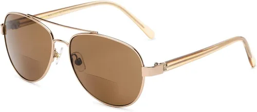 Foster Grant womens Carmen Full Lens Sunreaders® Aviator Reading Glasses