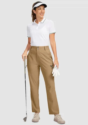 Miniatura 6 de G Gradual Womens Hiking Pants with Zipper Pockets Convertible Lightweight Quick Dry Stretch Cargo Camping Pants