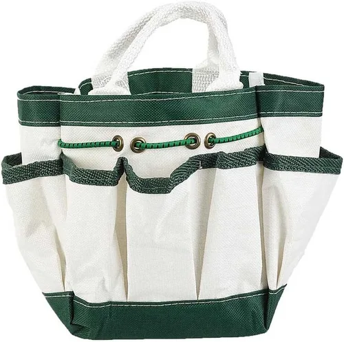 HOMEGARDEN Bolsa de múltiples bolsillos con asas | | 8 bolsillos espaciosos | Ideal para jóvenes entusiastas del jardín | 6 x 9 pulgadas (6.0 x 9.0