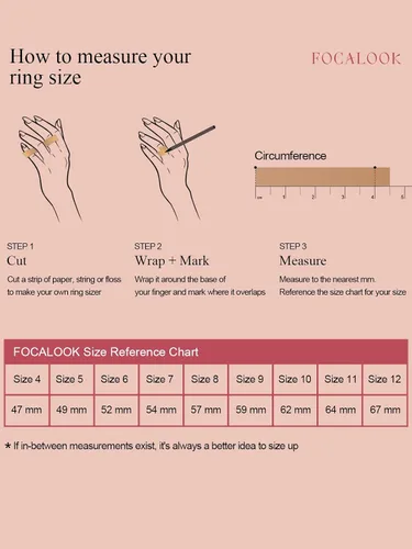 Miniatura 4 de FOCALOOK Anillo de ansiedad entrelazado chapado en 14 quilates para la ansiedad para mujeres y hombres, acero inoxidable, tricolor, arco iris, oro