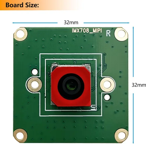 Miniatura 3 de Módulo de cámara de enfoque automático de 12MP para Raspberry Pi, sensor IMX708, FOV de 75°, HDR, compatible con Pi 5,4,3, Zero, CM4