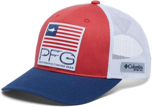 Miniatura 5 de Columbia Parche PFG Trucker Snap Back Placa de matrícula gris frío/Tx