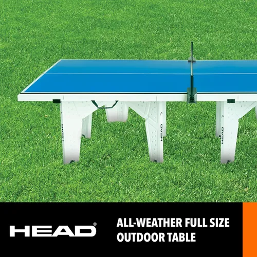 Miniatura 2 de HEAD Mesa de tenis de mesa de tamaño completo para exteriores, rendimiento para todo tipo de clima, juego profesional en cualquier lugar