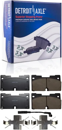 Miniatura 37 de Detroit Axle - Kit de freno delantero para Honda Element 2002-2004 CR-V 2003-2011 Pinza de freno de disco lateral del pasajero con soporte Pastillas
