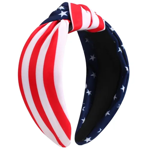 Miniatura 16 de Ardorchid Bandana Diadema de Bandera Americana Roja Blanca y Azul Diademas Patrióticas de EE.UU. para Hombres y Mujeres Bufanda de Cuello y Cara