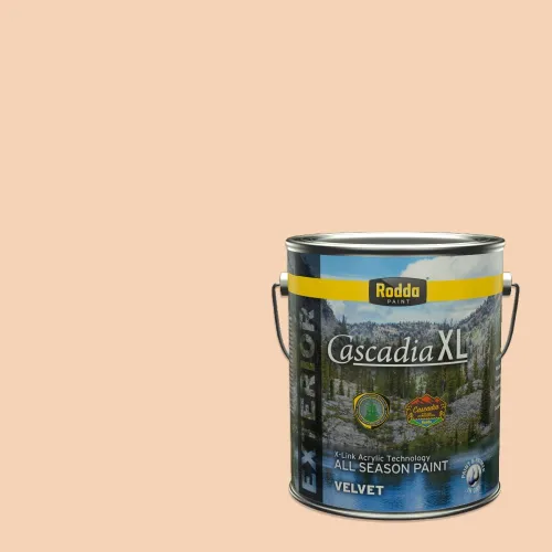 Miniatura 297 de Rodda Paint CASCADIA ZERO - Pintura plana e imprimación para interiores en uno, cuarto de galón, crema de ballet