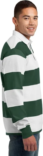 Miniatura 2 de Sport-Tek Polo de rugby de manga larga para hombre, Heavyweight