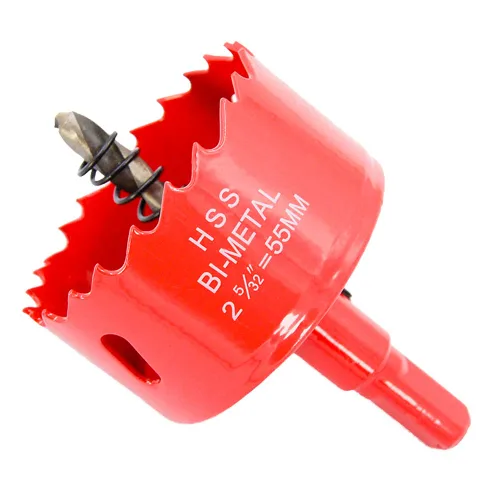 Miniatura 34 de Broca bimetálica para taladro, cortador de orificios HSS con eje para madera y metal