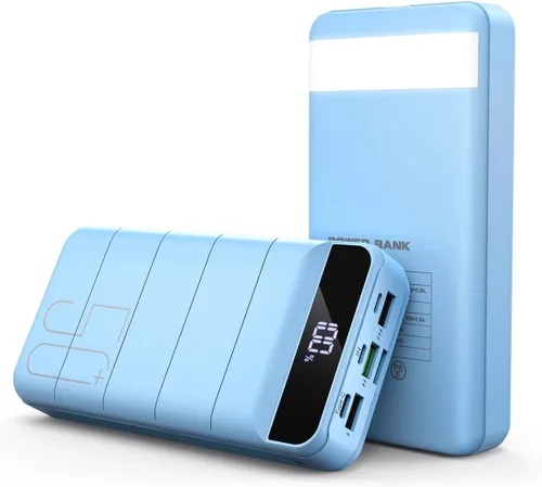 Miniatura 9 de Banco de Energía de Carga Rápida 50000mAh - Cargador Portátil 22.5W USB C con Carga Rápida con 4 Salidas y 3 Entradas Pantalla LED Batería Externa