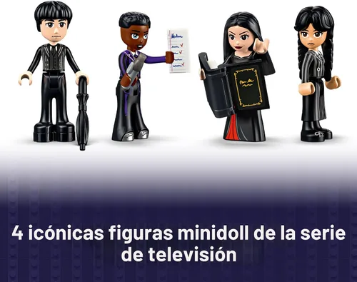 Miniatura 6 de LEGO Wednesday Morticia's Cottage Juguete de Construcción - Conjunto de Juego de Simulación con Auto Construible para Niños, Edades 10+ - Con