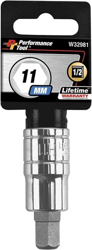 Miniatura 8 de Performance Tool W32990 1/2 Drive Hex Bit Socket, 0.787 in