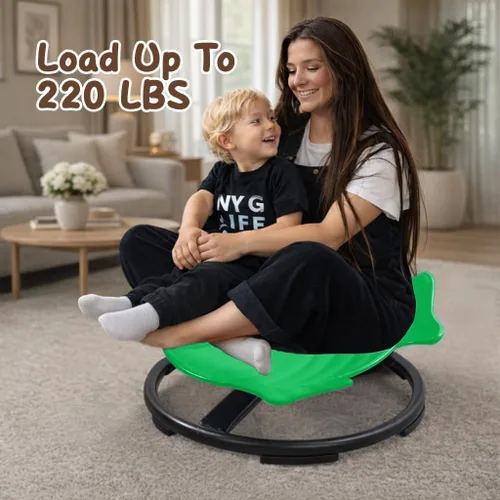 Miniatura 8 de Silla giratoria para niños autistas, juguetes sensoriales para niños con autismo, silla giratoria sensorial de 360°, asiento giratorio