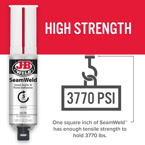 Miniatura 2 de J-B Weld SeamWeld, 0.8 fl oz, blanco