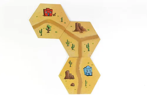 Miniatura 5 de Apostrophe Games Naipes hexagonales en blanco