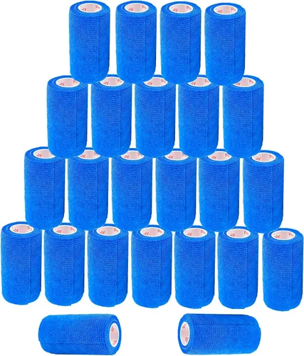 Miniatura 11 de Cinta adhesiva para veterinarios (negro) (paquete de 2) (3 pulgadas x 15 pies), autoadhesiva, adherente, cohesiva, flexible, autoadhesiva, rollo