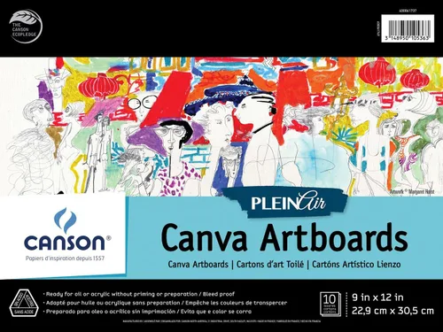 Miniatura 2 de CANSON 400061736 Plein Air Art Board - Lienzo, 7.9 x 10.0 in