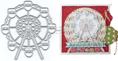 Miniatura 25 de DzIxY Troqueles de corte de metal para árbol de Navidad para camiones, kit de fabricación de tarjetas, troquelados, troquelados, álbumes de 6