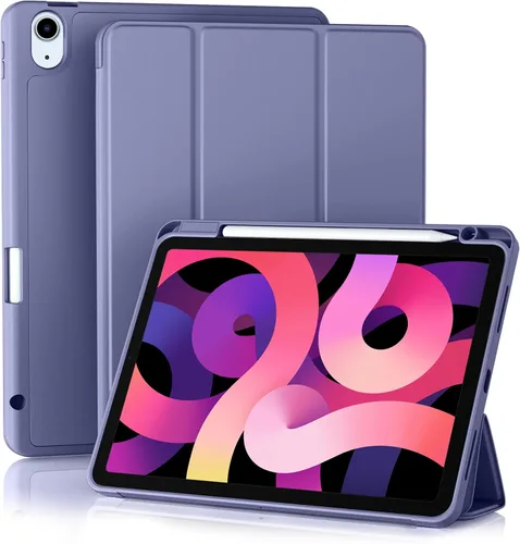 Miniatura 24 de Akkerds Funda compatible con iPad Air de 11 pulgadas de 7ª/6ª generación (M3/M2) 2025/2024, para iPad Air de 5ª/4ª generación de 10.9 pulgadas Rosa