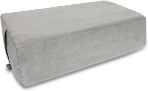 NGT new guide steps Almohada de yoga para meditación y apoyo, 20 x 12 x 6 pulgadas, cojín de yoga rectangular, cuñas de espuma, funda de almohada de