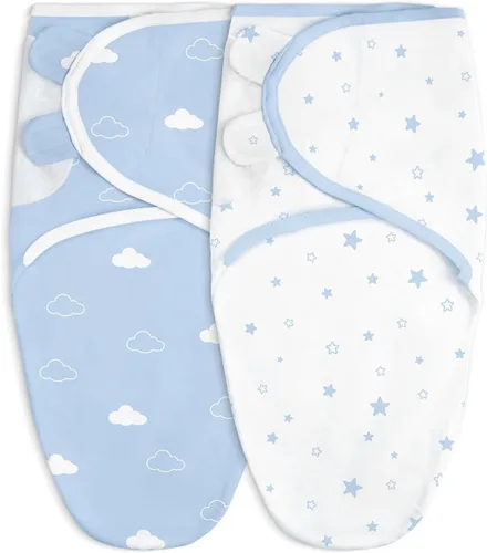 Miniatura 11 de Manta para bebé, 0-3 meses, saco de dormir de algodón con brazos, mantas para recién nacido
