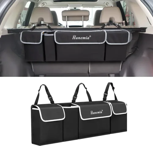 Miniatura 11 de Organizador y almacenamiento para maletero de automóvil, organizador colgante para asiento trasero para SUV, camión, MPV, impermeable, bolsa