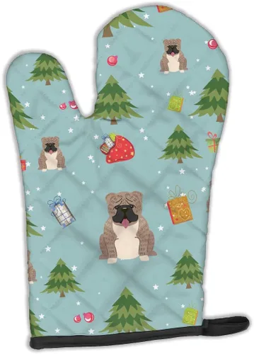 Miniatura 210 de Caroline's Treasures BB2732OVMT Dog House Collection Border Collie - Guante de horno grueso resistente al calor para sartenes calientes y horno