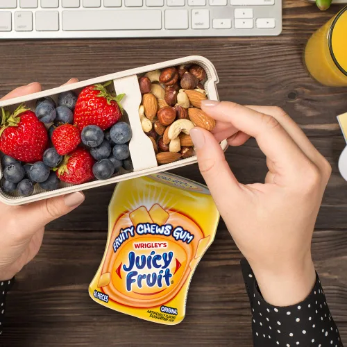 Miniatura 4 de JUICY FRUIT Gum - Paquete original de goma de mascar a granel, botella de 40 piezas (paquete de 4)