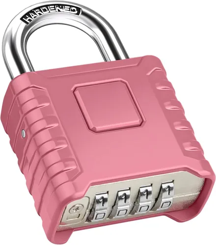 Miniatura 19 de Paquete de 2 Candados de Combinación Grandes [Desbloqueo con Un Toque], Diyife® Candado Resistente para Exteriores a Prueba de Intemperie Diseño