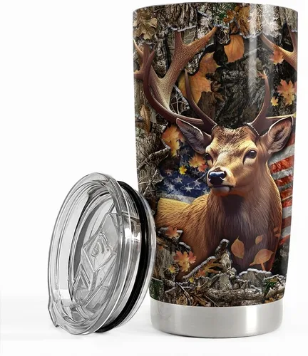 Miniatura 23 de SANDJEST Vaso Térmico para Parejas de 20oz Regalos para Esposa Esposo Calavera Parejas Vasos Térmicos de Acero Inoxidable Taza de Viaje para Café
