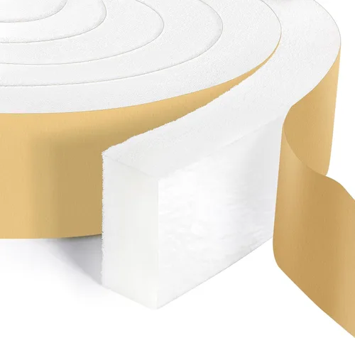 Miniatura 11 de Cinta de espuma de alta densidad para aire acondicionado para ventana, 1 x 1 pulgada de grosor con adhesivo para aislamiento de CA de ventana