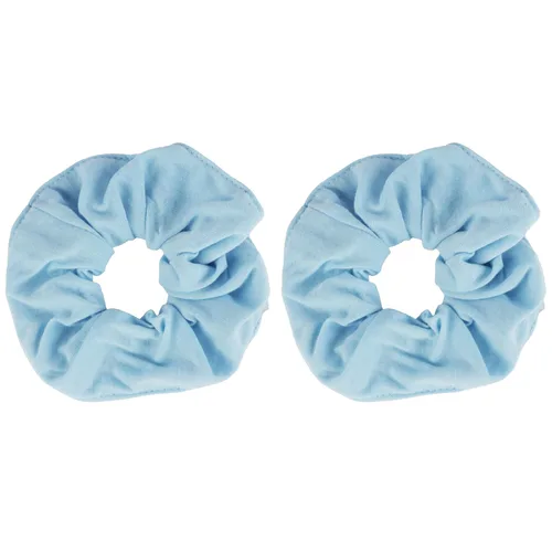 Miniatura 21 de Set of 2 Large Solid Scrunchies (Beige)
