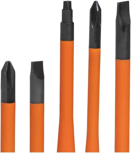 Miniatura 11 de Klein Tools 33736INS - Juego de destornilladores aislados, fabricado en Estados Unidos, destornillador de punta delgada de 1000 V con Phillips
