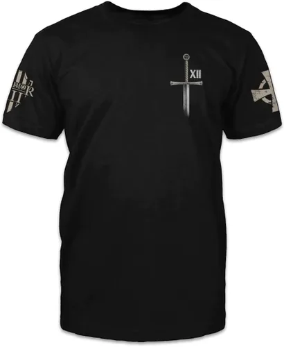Miniatura 3 de Camiseta de homenaje patriótico con texto en inglés He Who Kneels Before God Camiseta de apoyo veterano del orgullo americano Ropa militar 100%