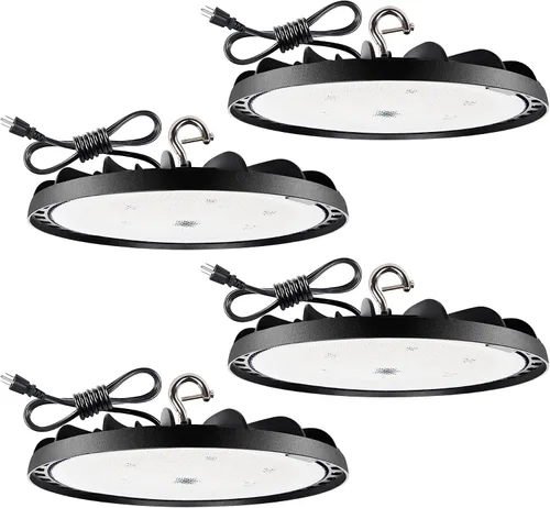Miniatura 10 de 150W Luz LED UFO de Alta Bahía, 20250lm 5000K Luz LED UFO de Alta Bahía para Tienda [Equivalencia 450W MH/HPS] 100-277V IP65 Iluminación Comercial