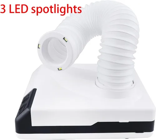 Miniatura 5 de 60 W colector de polvo ventilador aspirador potente laboratorio dental arte manicura polvo limpieza herramienta