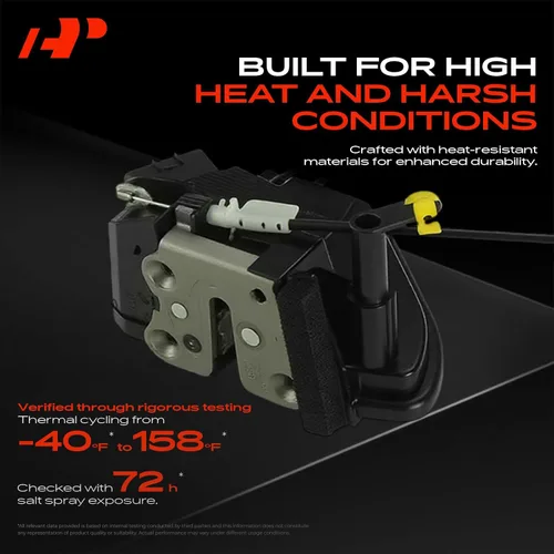 Miniatura 4 de A-Premium Conjunto de actuador de cerradura de puerta delantero izquierdo del conductor compatible con Nissan Sentra 2013-2019 Sedán, sin llave