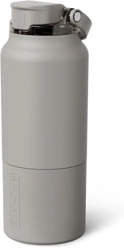 Miniatura 29 de BrüMate Rise - Botella de agua de 18 onzas con popote de silicona cubierto Botella de agua para niños aislada 100% a prueba de fugas Base apta