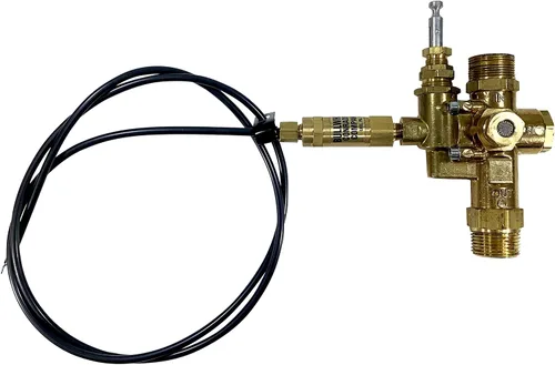 Entrada superior de compresión de 3/4 pulgadas x 3/4 pulgadas MNPT Oulet, válvula de retención piloto descargador combinado con cable de control del