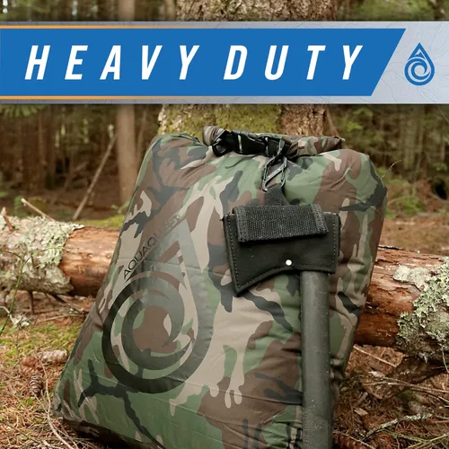 Miniatura 3 de AquaQuest Rogue Dry Bag – 30L Olive Drab – 100% impermeable Roll Top – Survival Dry Bag Verde oliva (Olive Drab)