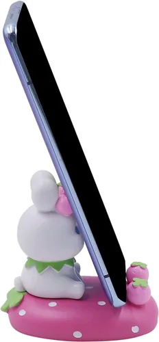 Miniatura 7 de Lindo conejo teléfono móvil soporte animal Smartphone escritorio soporte para todos los teléfonos móviles Bunny teléfono soporte escritorio ornamento