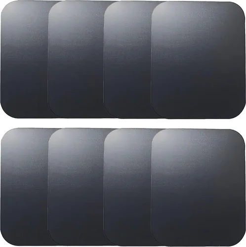 Miniatura 10 de SALEX Juego de 16 placas de metal de repuesto para soportes magnéticos de teléfono de automóvil, pared, soportes de ventilación de aire, estuches